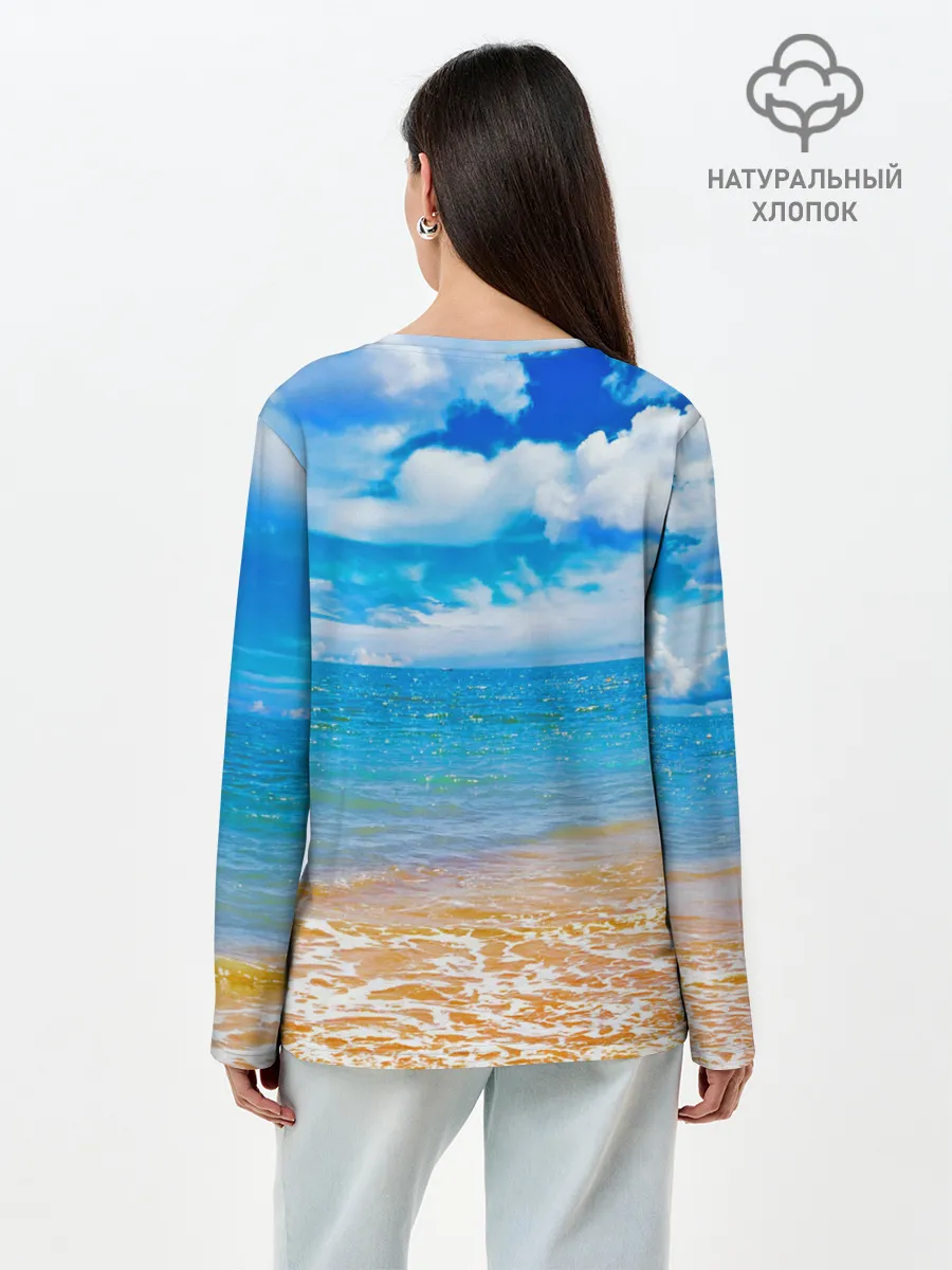 Лонгслив женский. Хлопок / Маюри