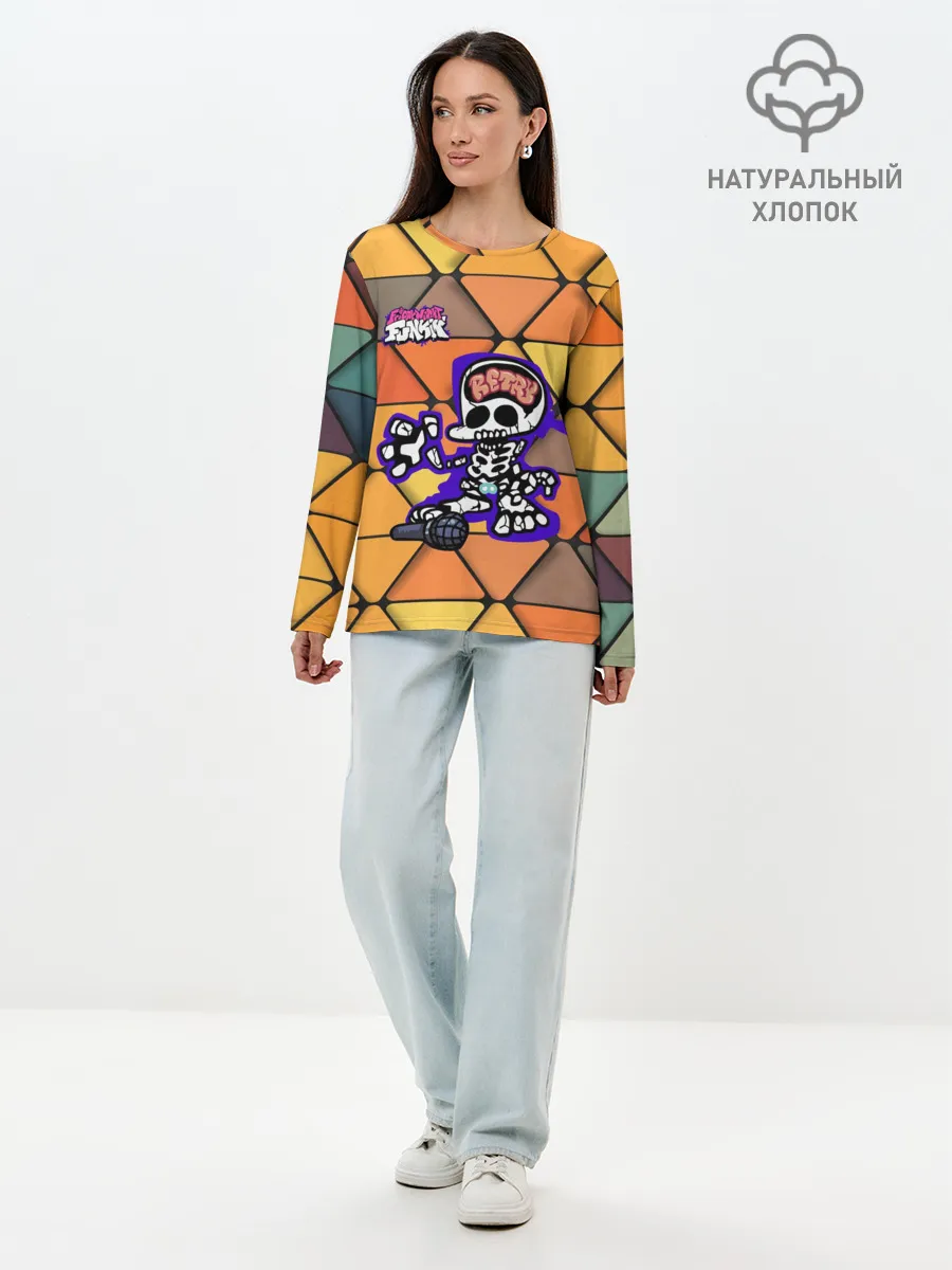 Лонгслив женский. Хлопок / Friday Night Funkin