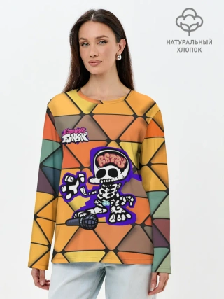 Лонгслив женский. Хлопок / Friday Night Funkin