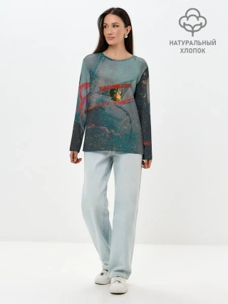 Лонгслив женский. Хлопок / Gachimuchi | Гачимучи ошейник