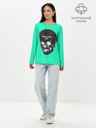 Лонгслив женский. Хлопок / Tunnel Snakes