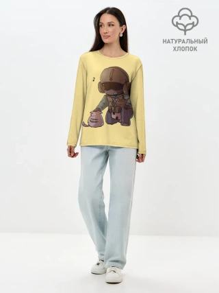 Лонгслив женский. Хлопок / J?ger Rainbow Six