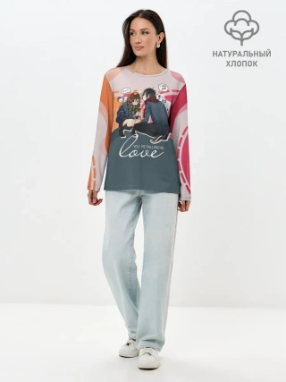 Лонгслив женский. Хлопок / Хори-сан и Миямура-кун