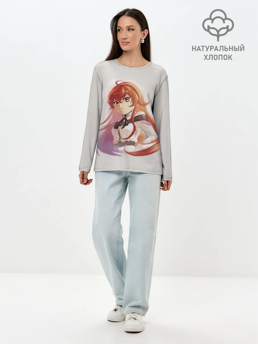 Лонгслив женский. Хлопок / Эрис