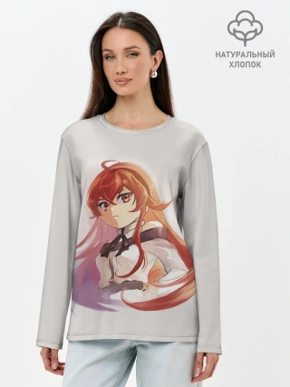 Лонгслив женский. Хлопок / Эрис