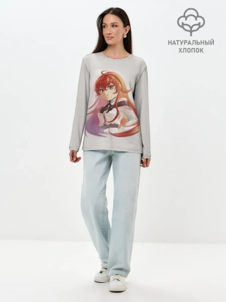 Лонгслив женский. Хлопок / Эрис