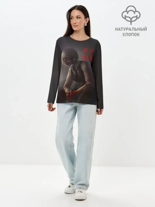 Лонгслив женский. Хлопок / Канеки Кен - Kaneki Ken