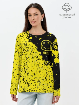 Лонгслив женский. Хлопок / NIRVANA / НИРВАНА