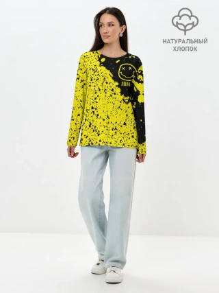 Лонгслив женский. Хлопок / NIRVANA / НИРВАНА