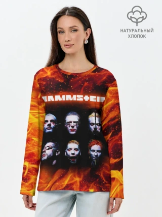 Лонгслив женский. Хлопок / RAMMSTEIN