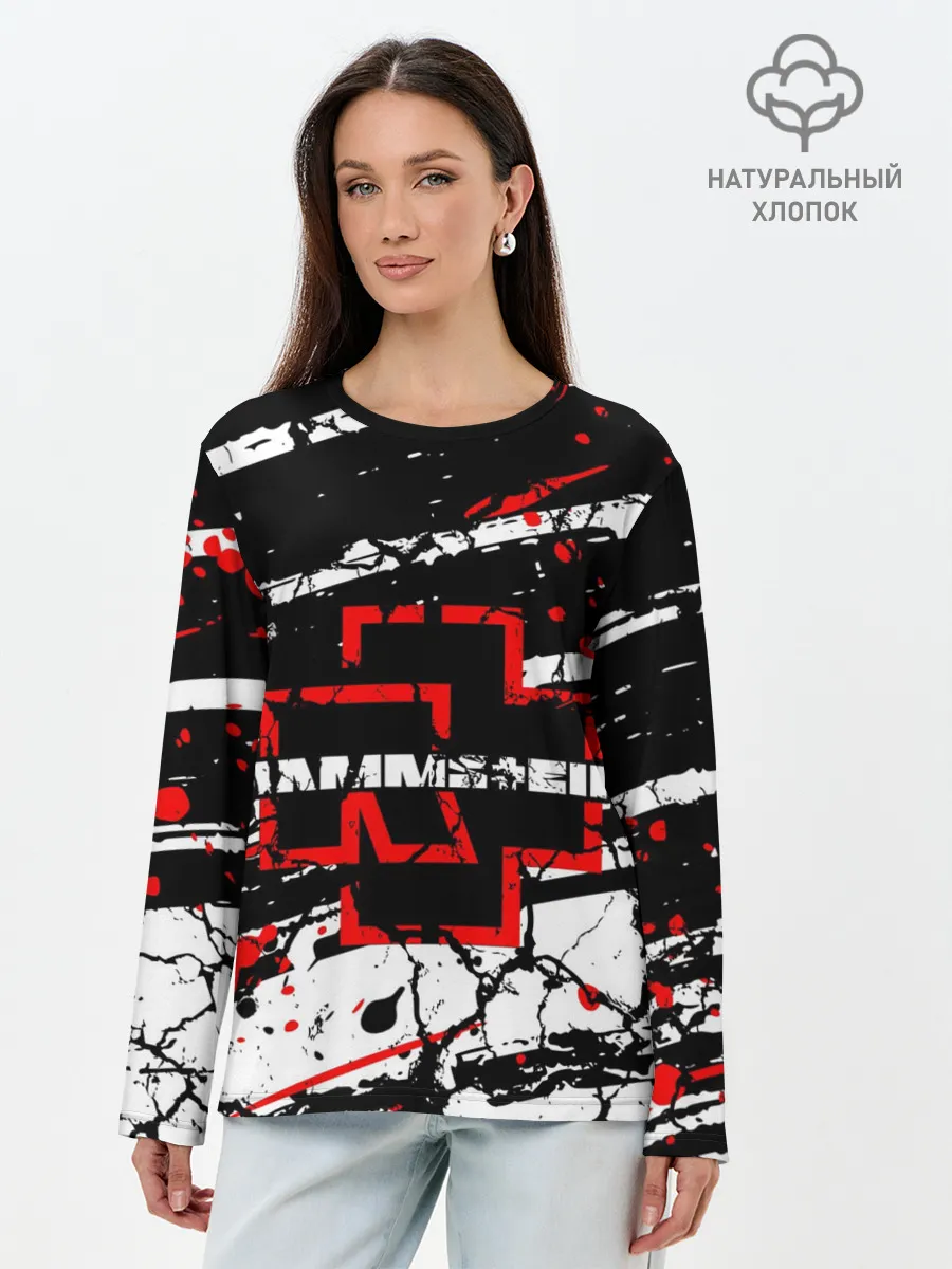 Лонгслив женский. Хлопок / RAMMSTEIN