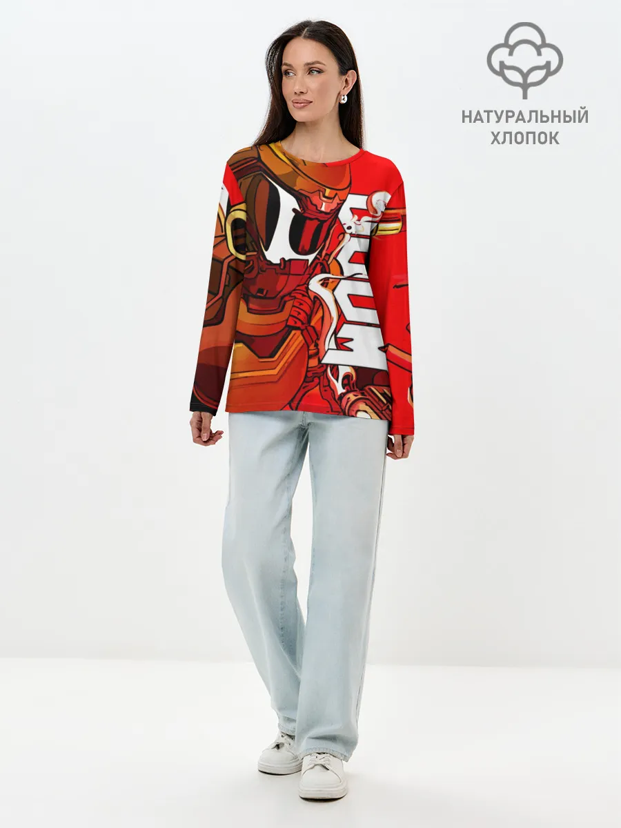 Лонгслив женский. Хлопок / DOOM Eternal