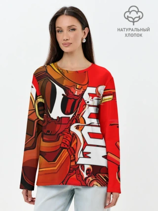 Лонгслив женский. Хлопок / DOOM Eternal