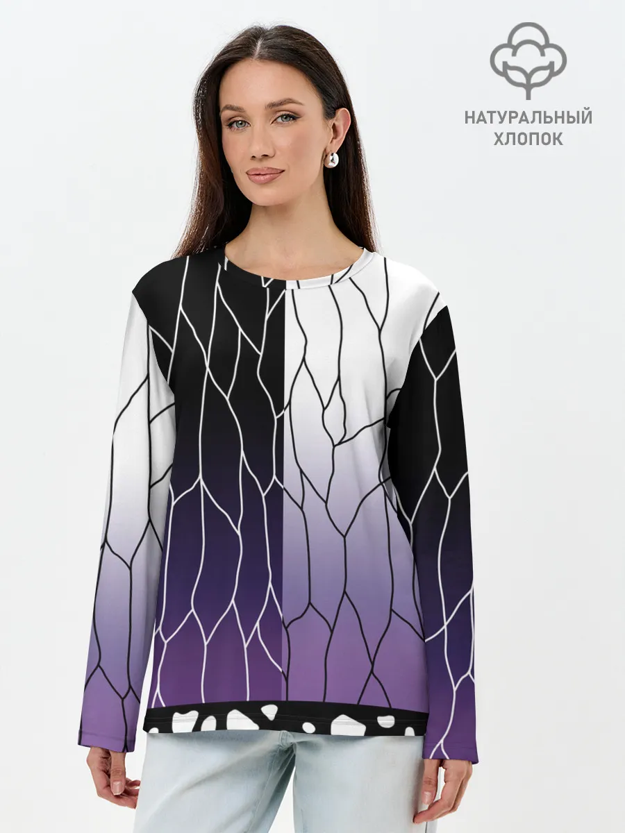 Лонгслив женский. Хлопок / ШИНОБУ КОЧО | SHINOBU KOCHO