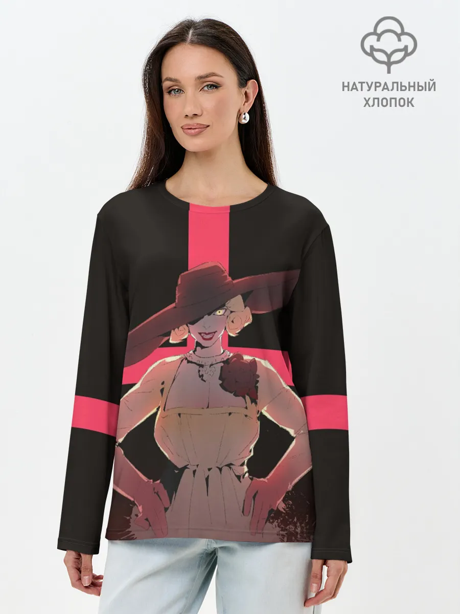 Лонгслив женский. Хлопок / lady vampire