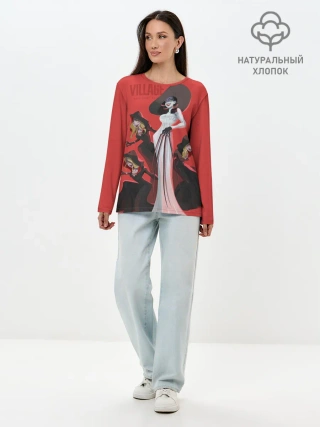 Лонгслив женский. Хлопок / VILLAGE resident evil