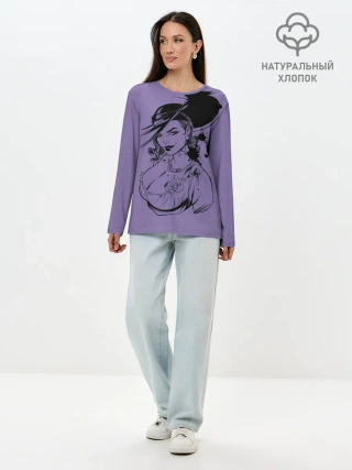 Лонгслив женский. Хлопок / village resident evil