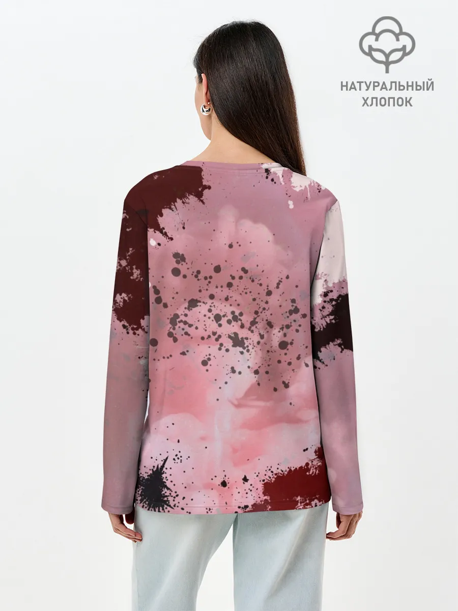 Лонгслив женский. Хлопок / Т-92 Лови фугас | Танки