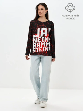 Лонгслив женский. Хлопок / RAMMSTEIN