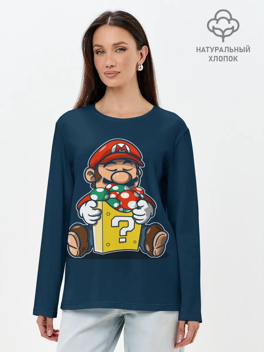 Лонгслив женский. Хлопок / Марио