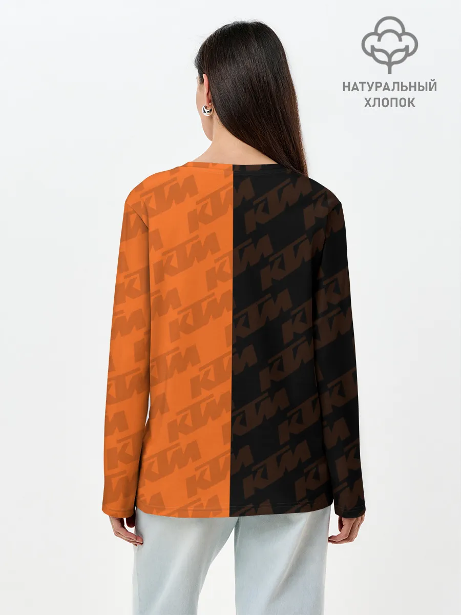 Лонгслив женский. Хлопок / KTM | КТМ