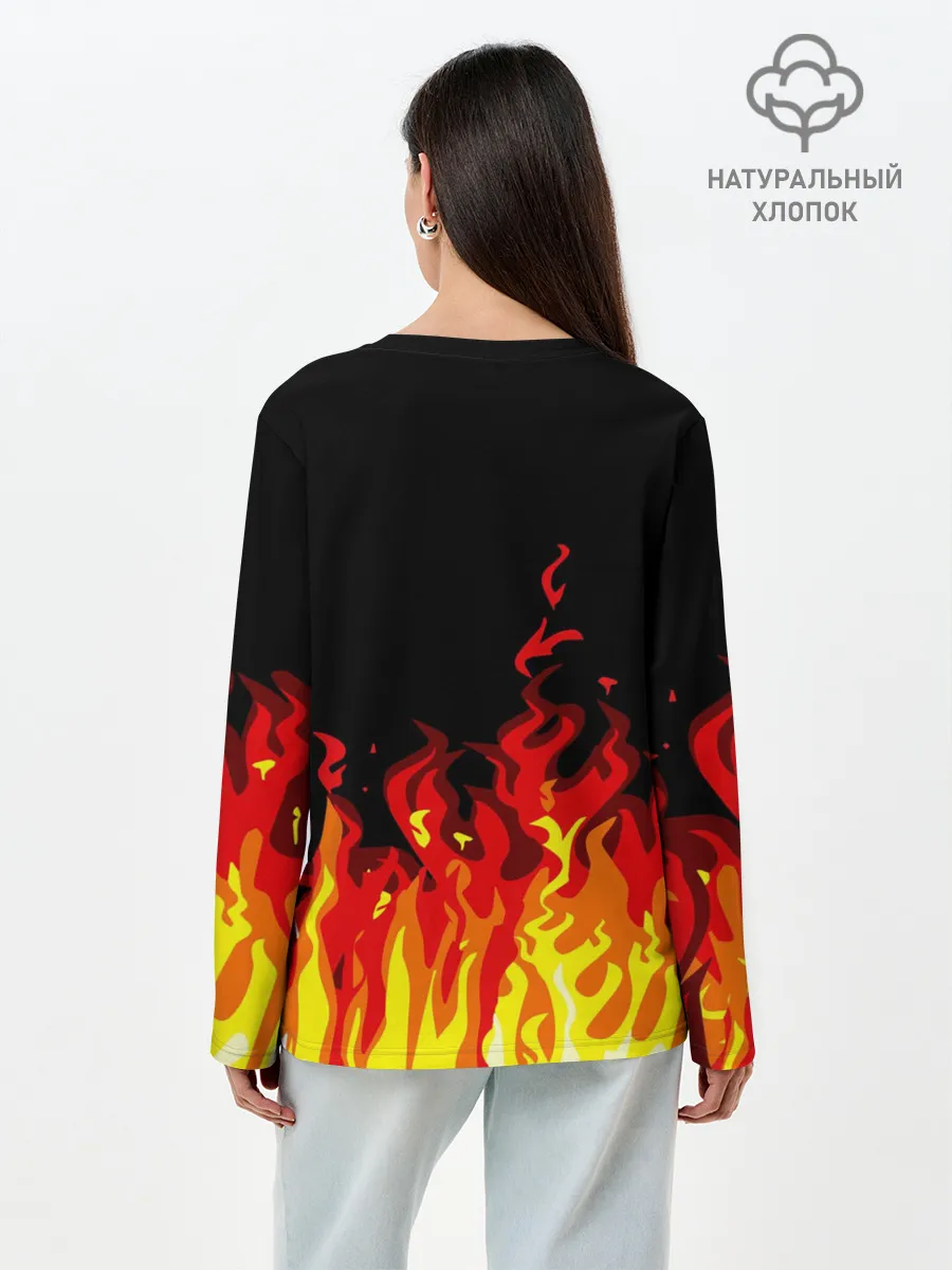 Лонгслив женский. Хлопок / ТАНДЖИРО