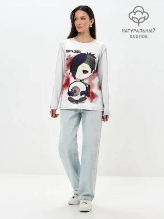 Лонгслив женский. Хлопок / Милашка Ута