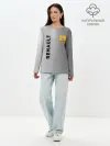 Лонгслив женский. Хлопок / Renault | Сталь
