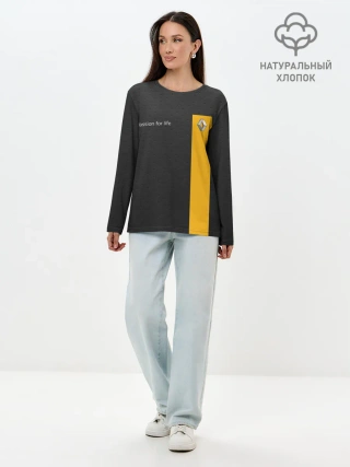 Лонгслив женский. Хлопок / Renault