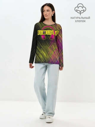 Лонгслив женский. Хлопок / Life is strange true color