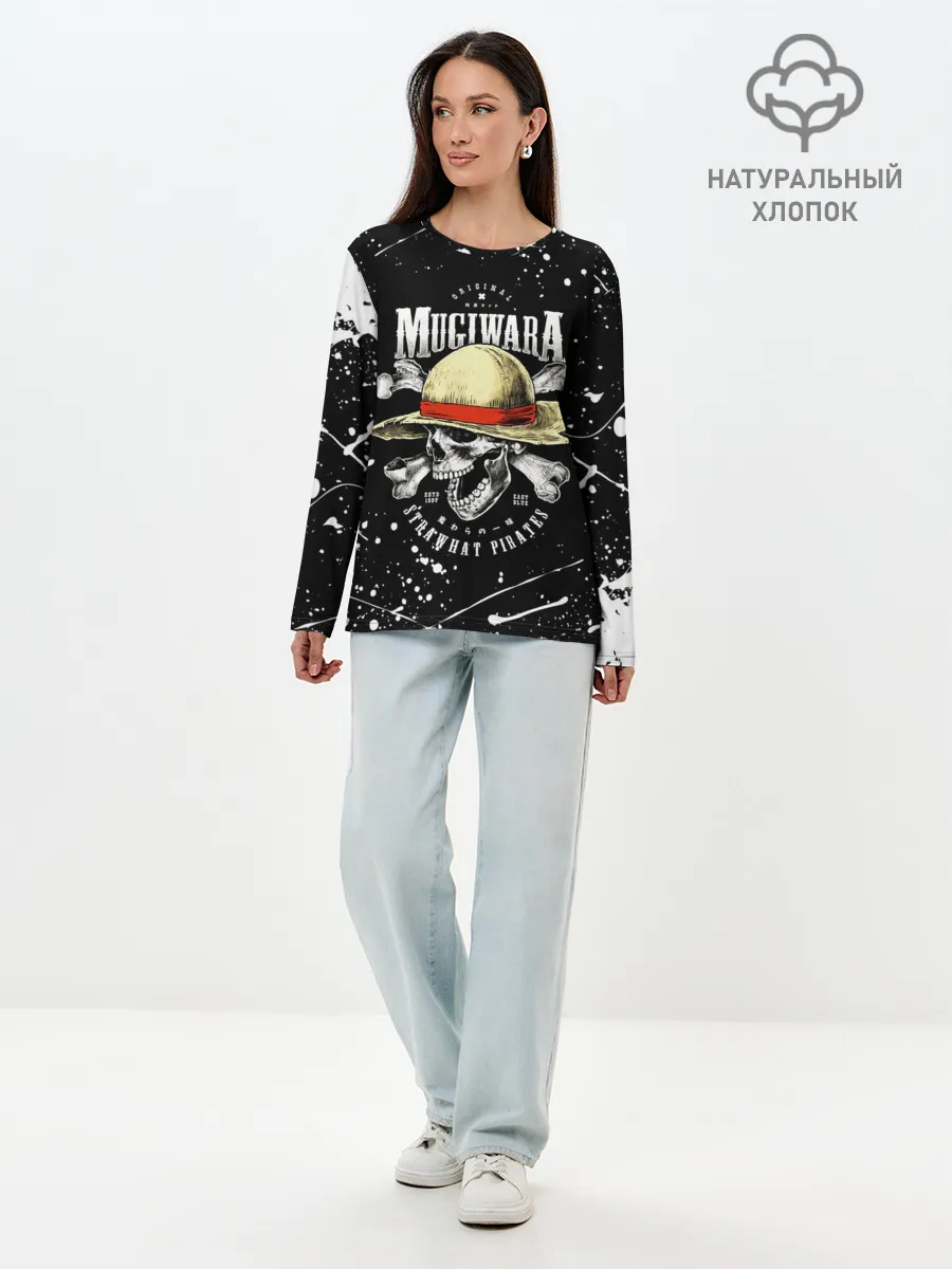 Лонгслив женский. Хлопок / zoho