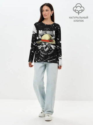 Лонгслив женский. Хлопок / zoho