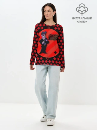 Лонгслив женский. Хлопок / Чувак из Friday Night Funkin