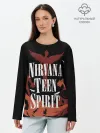 Лонгслив женский. Хлопок / NIRVANA TEEN SPIRIT