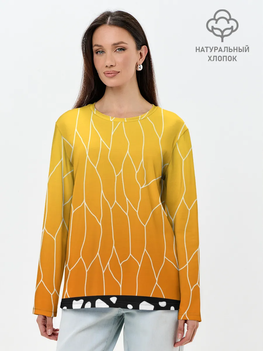 Лонгслив женский. Хлопок / ЗЕНИТЦУ | КОЧО