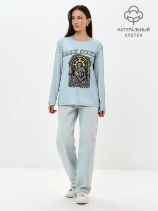 Лонгслив женский. Хлопок / Герой Тёмных душ