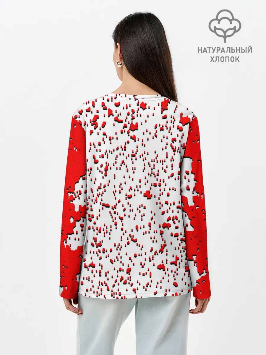 Лонгслив женский. Хлопок / deftones