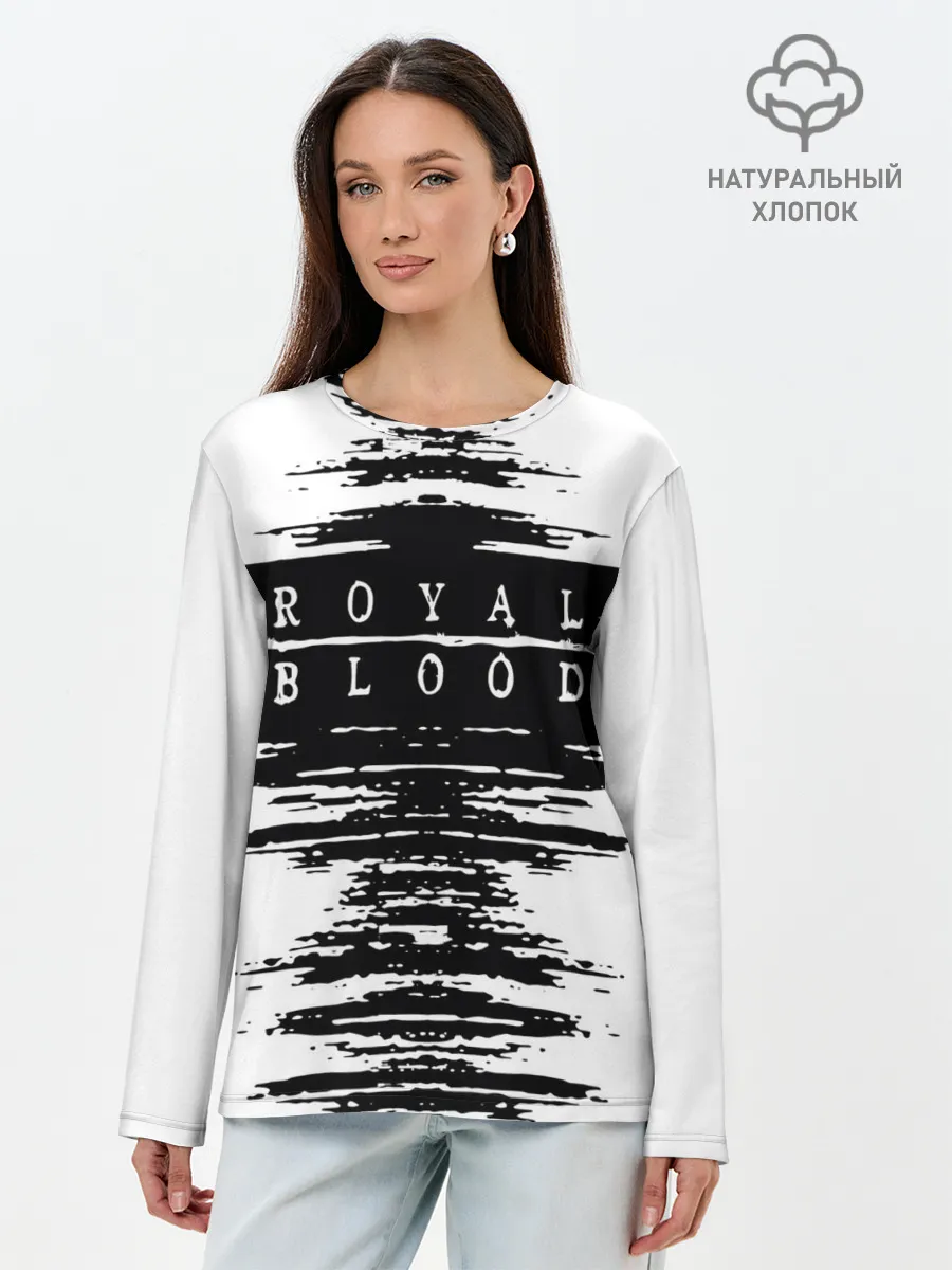 Лонгслив женский. Хлопок / royal blood