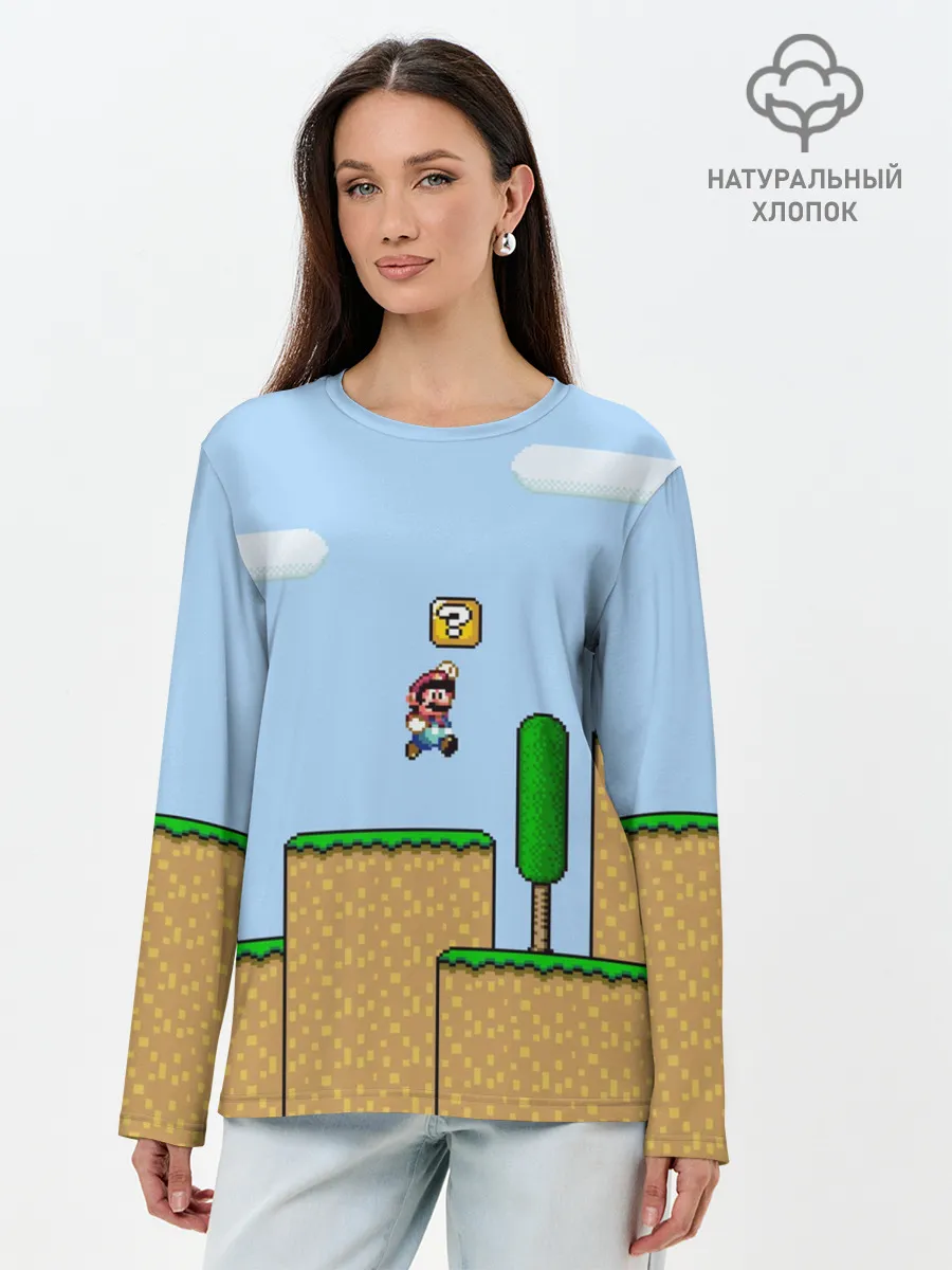 Лонгслив женский. Хлопок / Mario