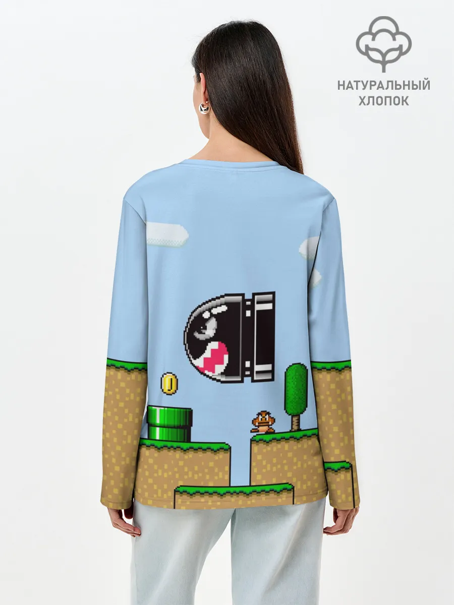 Лонгслив женский. Хлопок / Mario