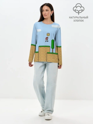 Лонгслив женский. Хлопок / Mario