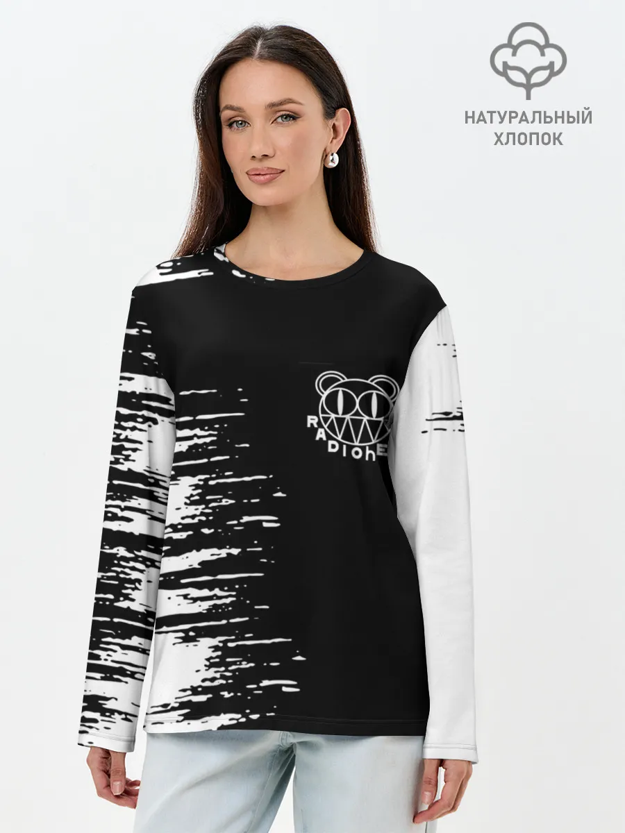 Лонгслив женский. Хлопок / radiohead