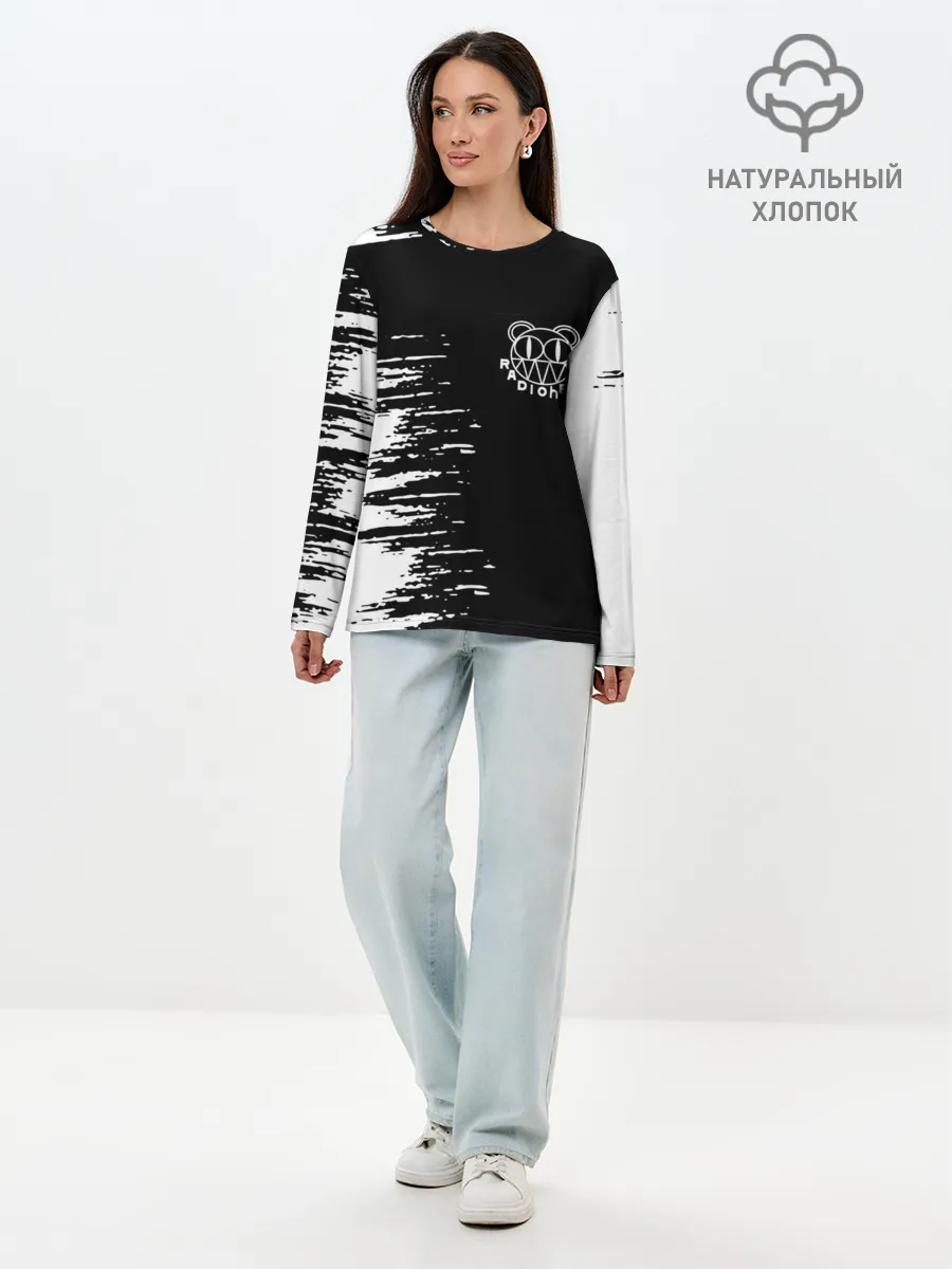 Лонгслив женский. Хлопок / radiohead