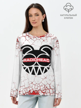 Лонгслив женский. Хлопок / radiohead.