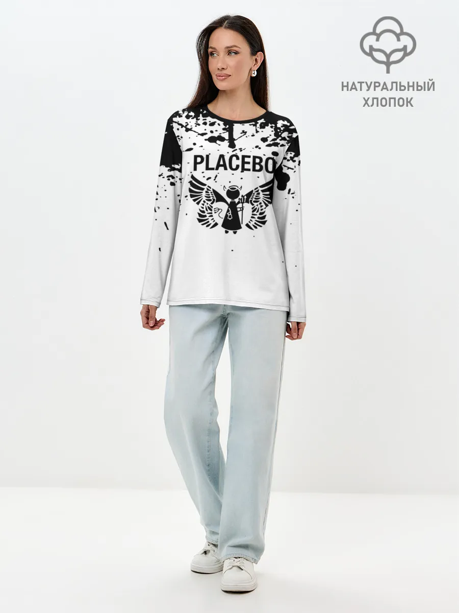 Лонгслив женский. Хлопок / placebo