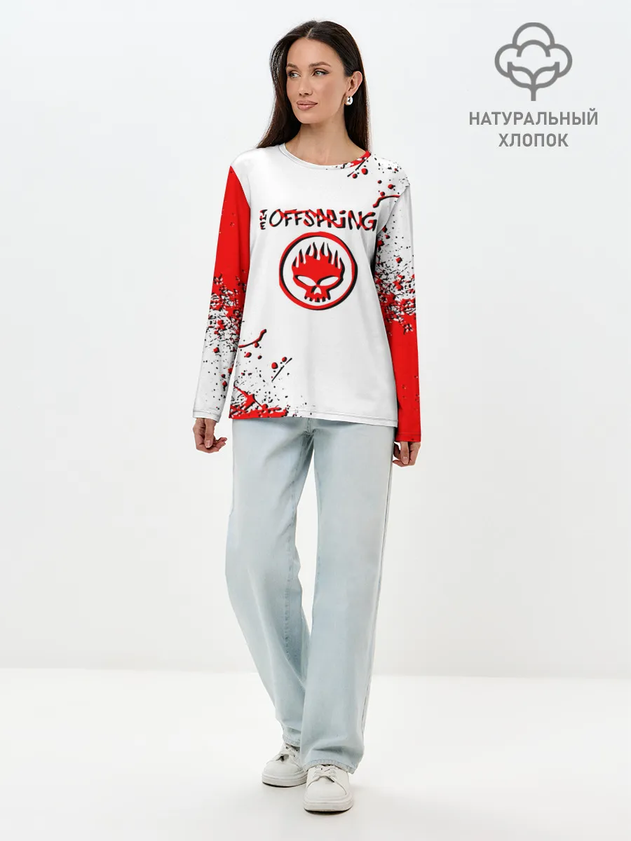 Лонгслив женский. Хлопок / offspring