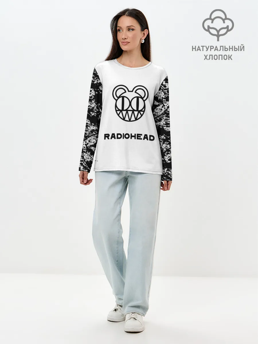 Лонгслив женский. Хлопок / radiohead