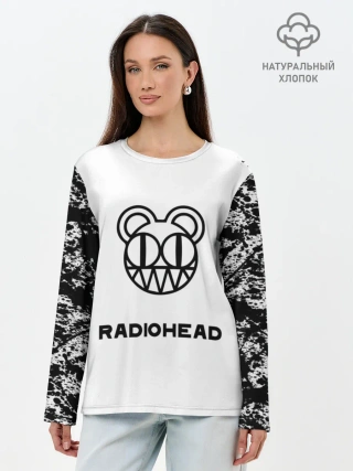 Лонгслив женский. Хлопок / radiohead