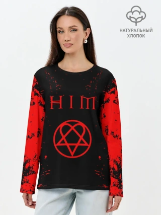 Лонгслив женский. Хлопок / HIM