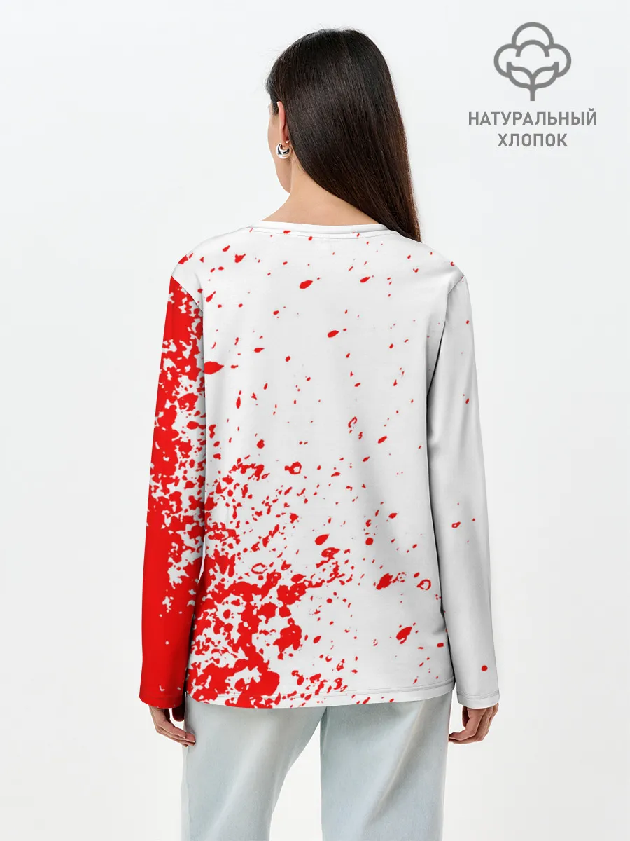Лонгслив женский. Хлопок / cannibal corpse.